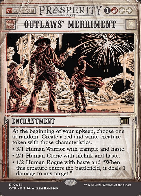 Breaking News - 51 - Outlaws' Merriment - Rare - WR - Non-foil