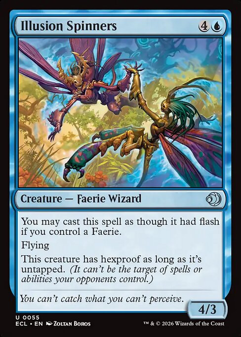 Lorwyn Eclipsed - 55 - Illusion Spinners - Uncommon - U - Non-foil