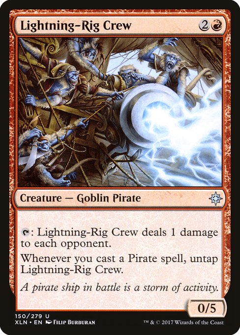 Ixalan - 150 - Lightning-Rig Crew - Uncommon - R - Non-foil