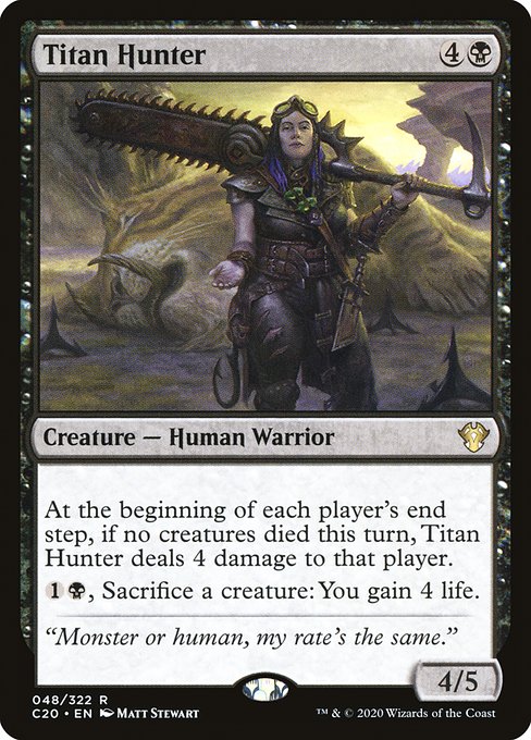 Commander 2020 - 48 - Titan Hunter - Rare - B - Non-foil