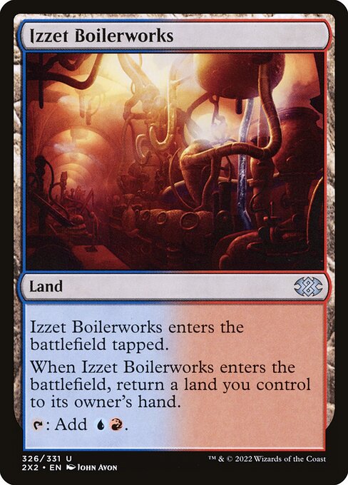 Double Masters 2022 - 326 - Izzet Boilerworks - Uncommon - C - Foil