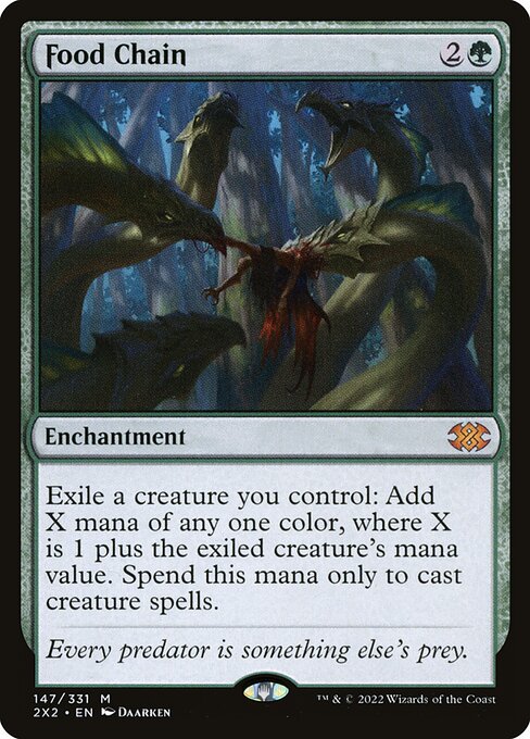 Double Masters 2022 - 147 - Food Chain - Mythic - G - Non-foil