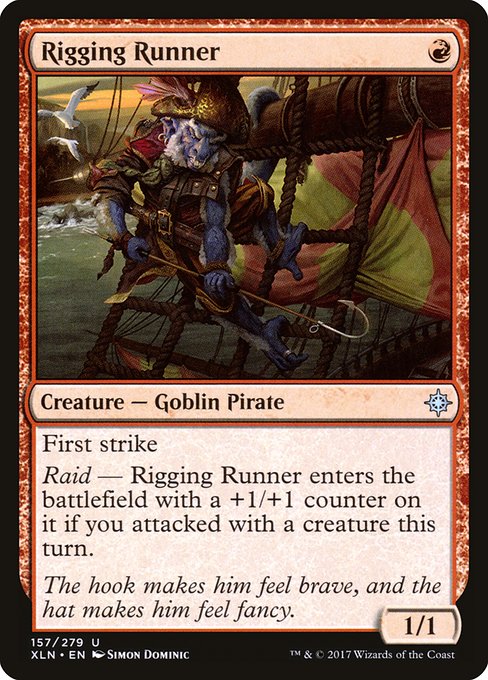Ixalan - 157 - Rigging Runner - Uncommon - R - Non-foil