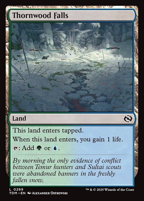 Tarkir: Dragonstorm - 269 - Thornwood Falls - Common - C - Non-foil