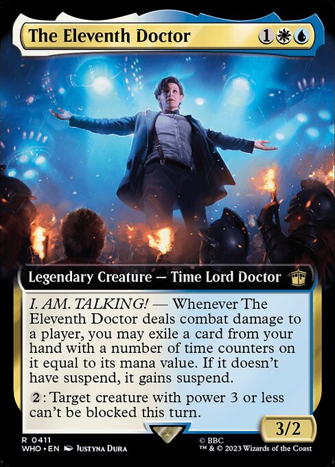 Doctor Who - 411 - The Eleventh Doctor - Rare - WU - Foil