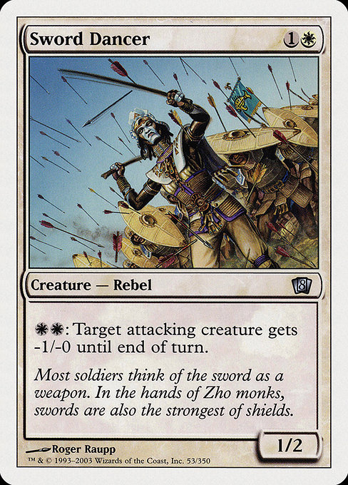 Eighth Edition - 53 - Sword Dancer - Uncommon - W - Non-foil