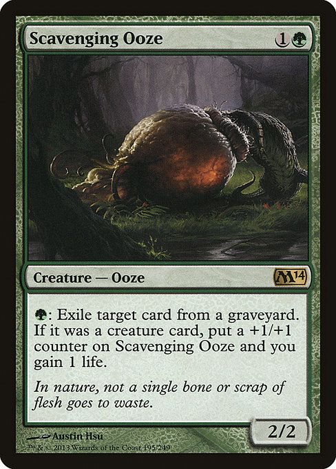 Magic 2014 - 195 - Scavenging Ooze - Rare - G - Non-foil