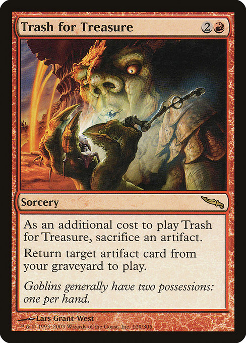 Mirrodin - 109 - Trash for Treasure - Rare - R - Non-foil