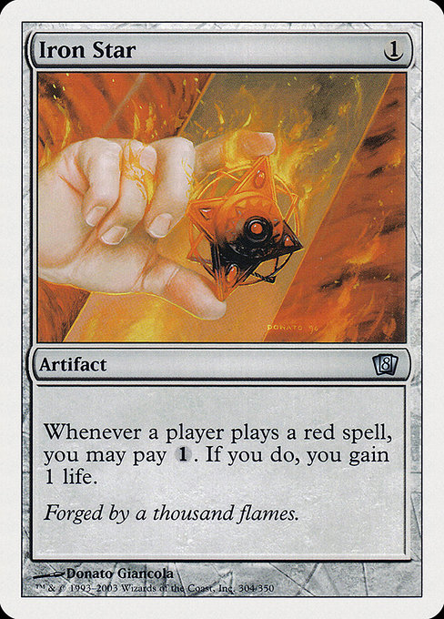 Eighth Edition - 304 - Iron Star - Uncommon - C - Non-foil
