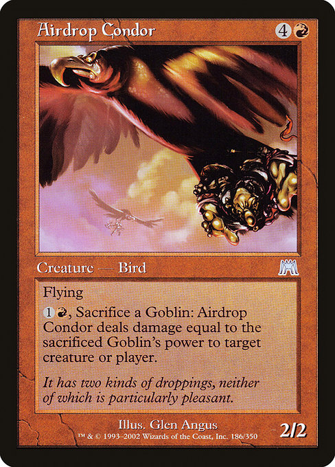 Onslaught - 186 - Airdrop Condor - Uncommon - R - Non-foil
