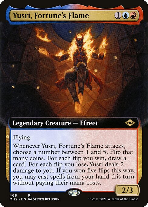 Modern Horizons 2 - 468 - Yusri, Fortune's Flame - Rare - UR - Non-foil