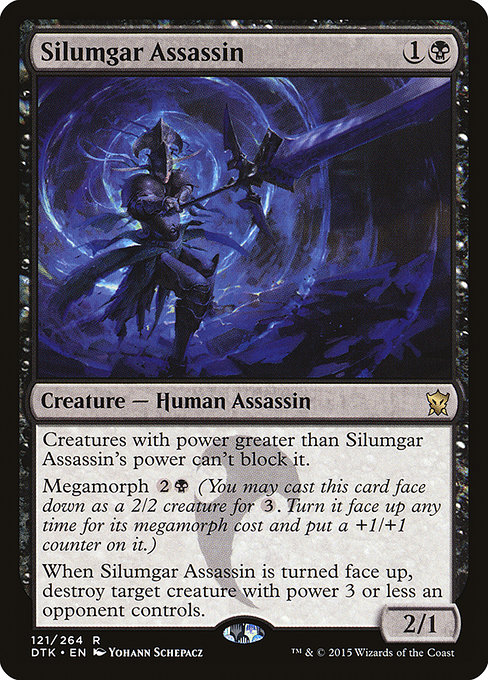 Dragons of Tarkir - 121 - Silumgar Assassin - Rare - B - Non-foil