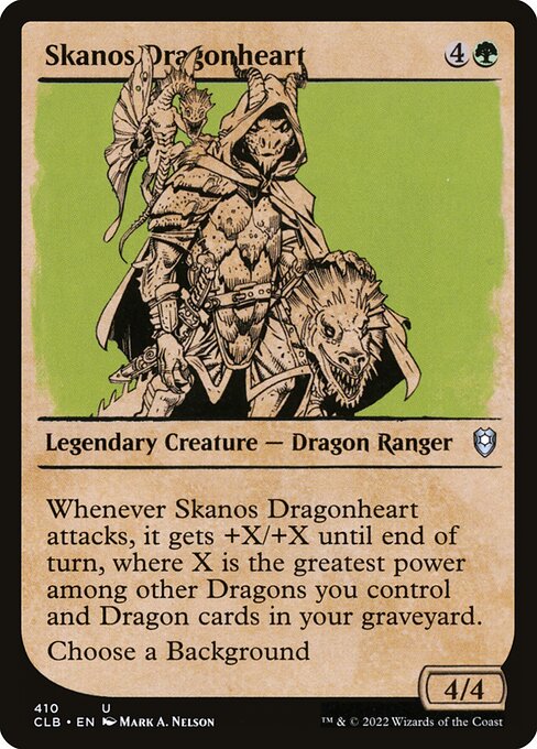 Commander Legends: Battle for Baldur's Gate - 410 - Skanos Dragonheart - Uncommon - G - Non-foil