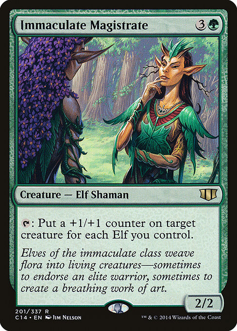 Commander 2014 - 201 - Immaculate Magistrate - Rare - G - Non-foil