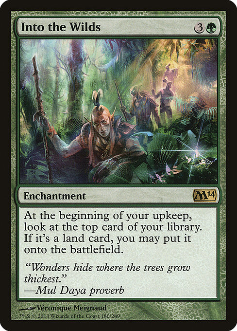 Magic 2014 - 180 - Into the Wilds - Rare - G - Non-foil