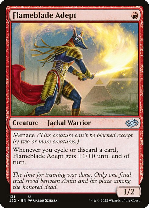 Jumpstart 2022 - 131 - Flameblade Adept - Uncommon - R - Non-foil