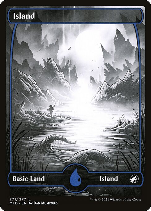 Innistrad: Midnight Hunt - 271 - Island - Common - C - Foil