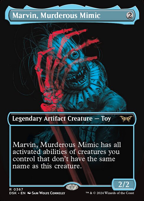 Duskmourn: House of Horror - 367 - Marvin, Murderous Mimic - Rare - C - Non-foil