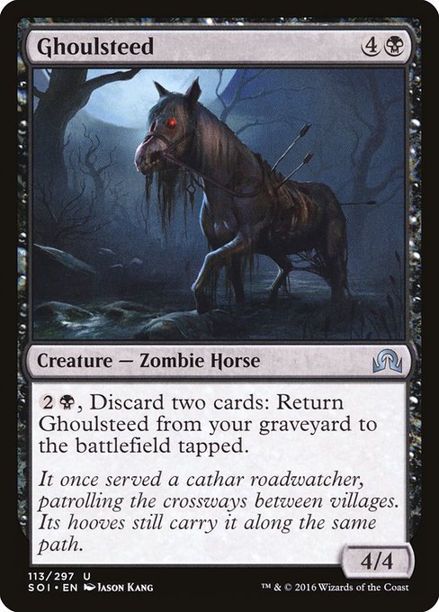Shadows over Innistrad - 113 - Ghoulsteed - Uncommon - B - Non-foil