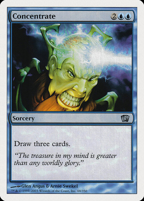Eighth Edition - 68 - Concentrate - Uncommon - U - Non-foil