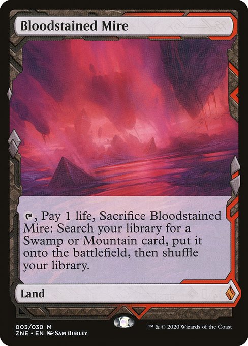 Zendikar Rising Expeditions - 3 - Bloodstained Mire - Mythic - C - Non-foil