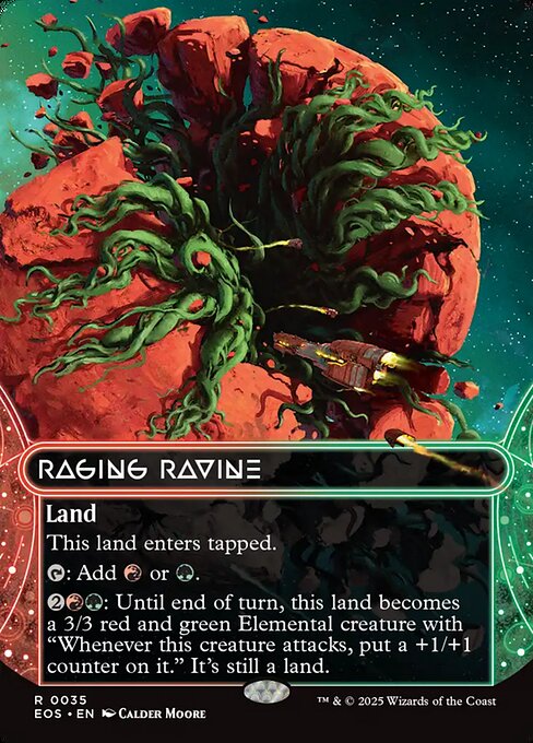 Edge of Eternities: Stellar Sights - 35 - Raging Ravine - Rare - C - Non-foil