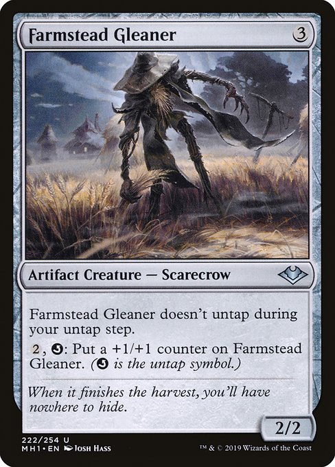 Modern Horizons - 222 - Farmstead Gleaner - Uncommon - C - Non-foil