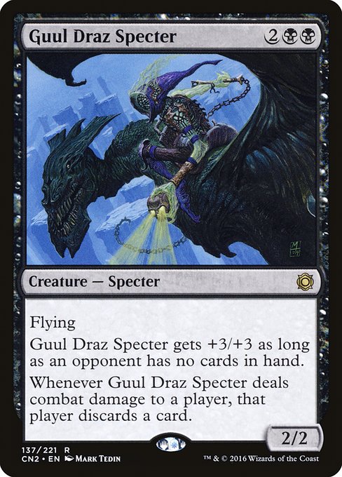 Conspiracy: Take the Crown - 137 - Guul Draz Specter - Rare - B - Non-foil