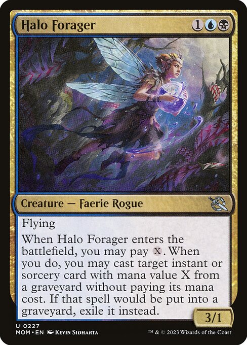 March of the Machine - 227 - Halo Forager - Uncommon - UB - Non-foil