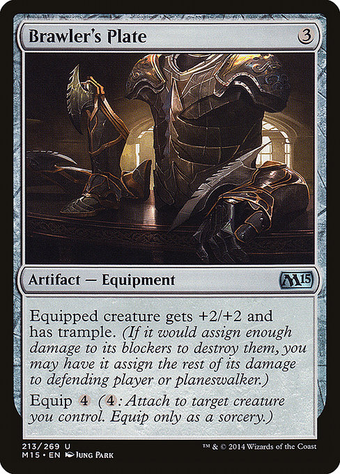 Magic 2015 - 213 - Brawler's Plate - Uncommon - C - Non-foil