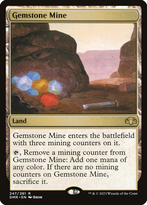 Dominaria Remastered - 247 - Gemstone Mine - Rare - C - Non-foil