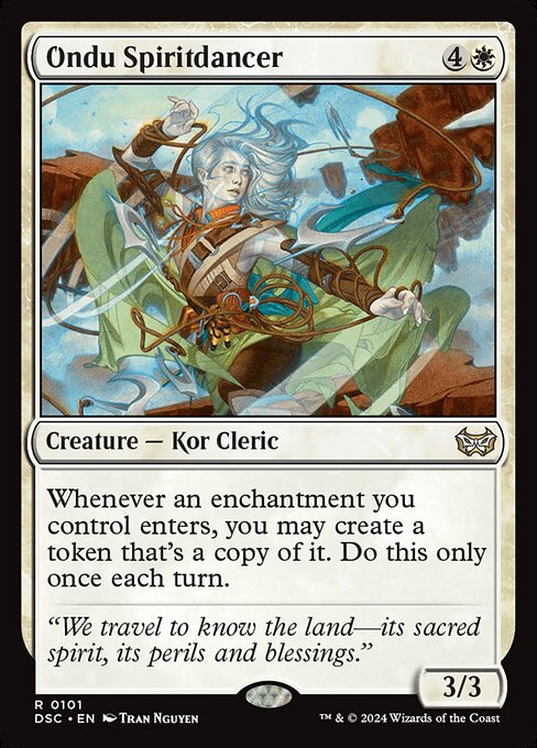 Duskmourn: House of Horror Commander - 101 - Ondu Spiritdancer - Rare - W - Non-foil