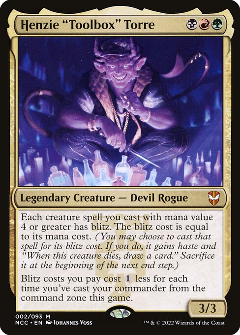 New Capenna Commander - 2 - Henzie "Toolbox" Torre - Mythic - Multi - Non-foil