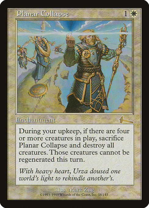 Urza's Legacy - 18 - Planar Collapse - Rare - W - Non-foil