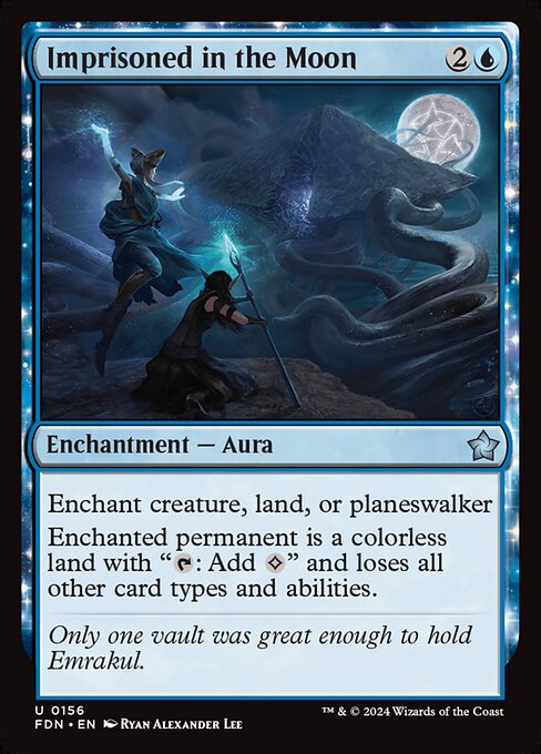 Foundations - 156 - Imprisoned in the Moon - Uncommon - U - Foil