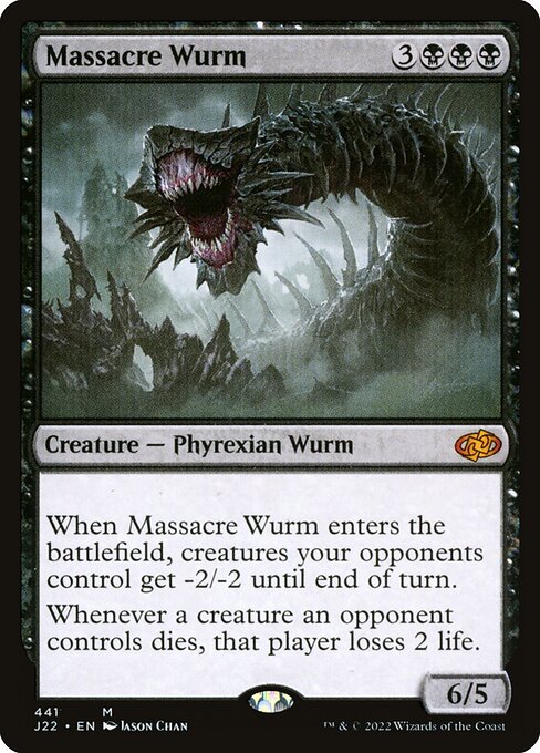 Jumpstart 2022 - 441 - Massacre Wurm - Mythic - B - Non-foil