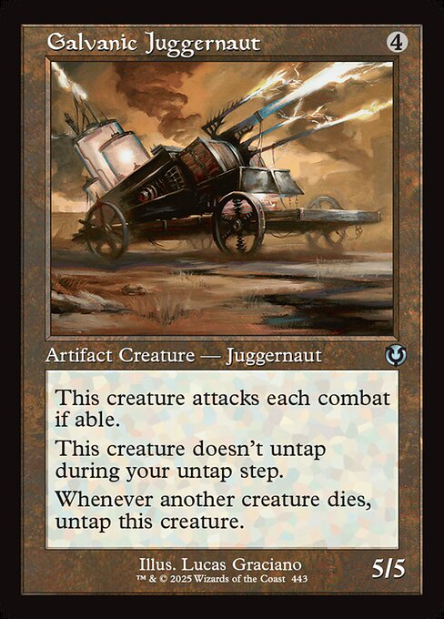 Innistrad Remastered - 443 - Galvanic Juggernaut - Uncommon - C - Non-foil - Promo