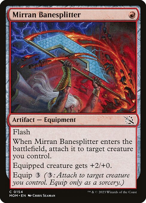 March of the Machine - 154 - Mirran Banesplitter - Common - R - Non-foil