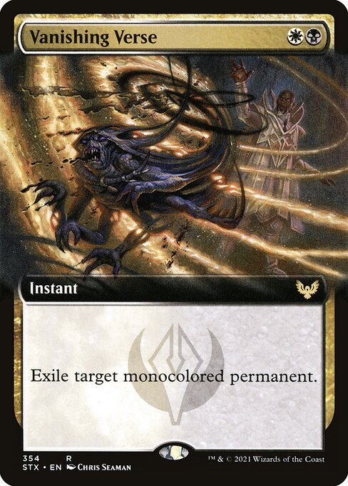 Strixhaven: School of Mages - 354 - Vanishing Verse - Rare - WB - Non-foil