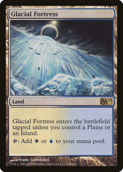 Magic 2010 - 226 - Glacial Fortress - Rare - C - Non-foil