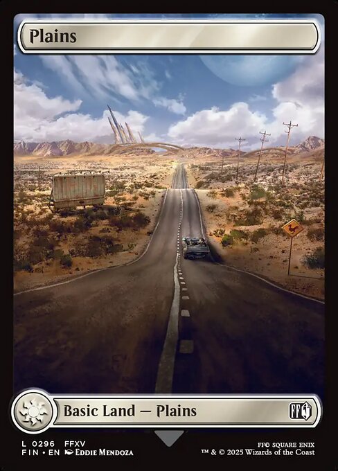 Final Fantasy - 296 - Plains - Common - C - Foil