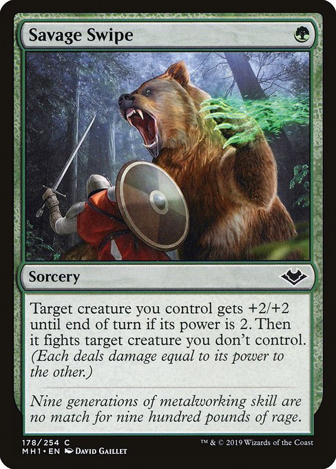 Modern Horizons - 178 - Savage Swipe - Common - G - Non-foil