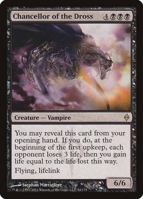 New Phyrexia - 54 - Chancellor of the Dross - Rare - B - Non-foil