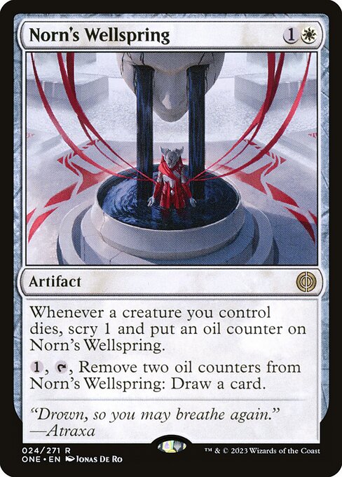 Phyrexia: All Will Be One - 24 - Norn's Wellspring - Rare - W - Foil