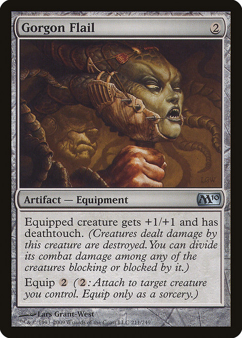 Magic 2010 - 211 - Gorgon Flail - Uncommon - C - Non-foil