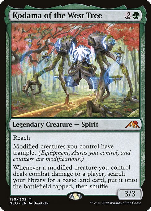 Kamigawa: Neon Dynasty - 199 - Kodama of the West Tree - Mythic - G - Foil