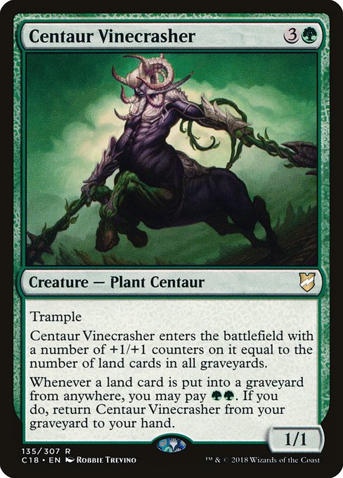 Commander 2018 - 135 - Centaur Vinecrasher - Rare - G - Non-foil