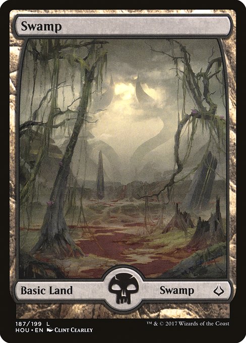 Hour of Devastation - 187 - Swamp - Common - C - Non-foil