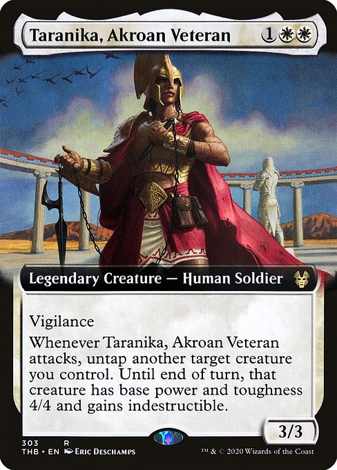 Theros Beyond Death - 303 - Taranika, Akroan Veteran - Rare - W - Non-foil