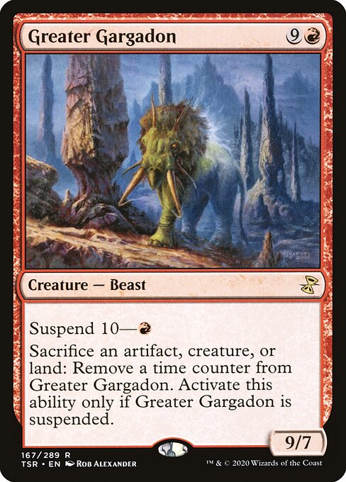 Time Spiral Remastered - 167 - Greater Gargadon - Rare - R - Non-foil